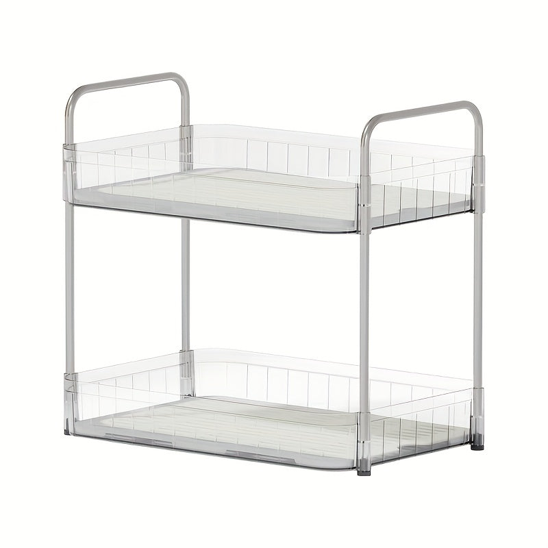 Desktop Transparent Storage Rack for Kitchen Bathroom Bedroom Cosmetics Display