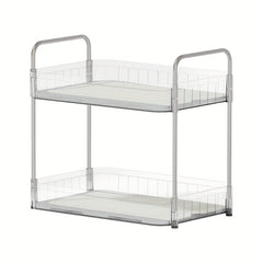 Desktop Transparent Storage Rack for Kitchen Bathroom Bedroom Cosmetics Display