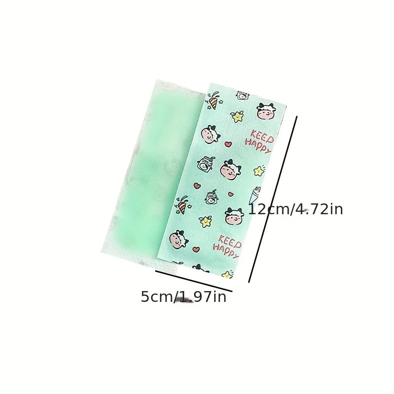 3 Bags Cartoon Cow Printed Cooling Stickers for Baby Student