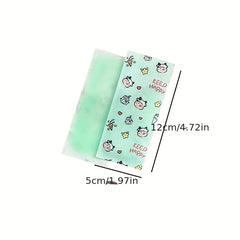 3 Bags Cartoon Cow Printed Cooling Stickers for Baby Student