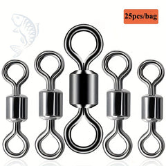 25pcs Copper/Stainless Fishing Swivels Saltwater 19-297lb