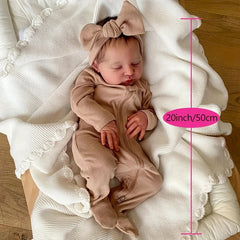 20in Reborn Youngsters Doll Soft Touch Girl Doll Birthday Gift Set