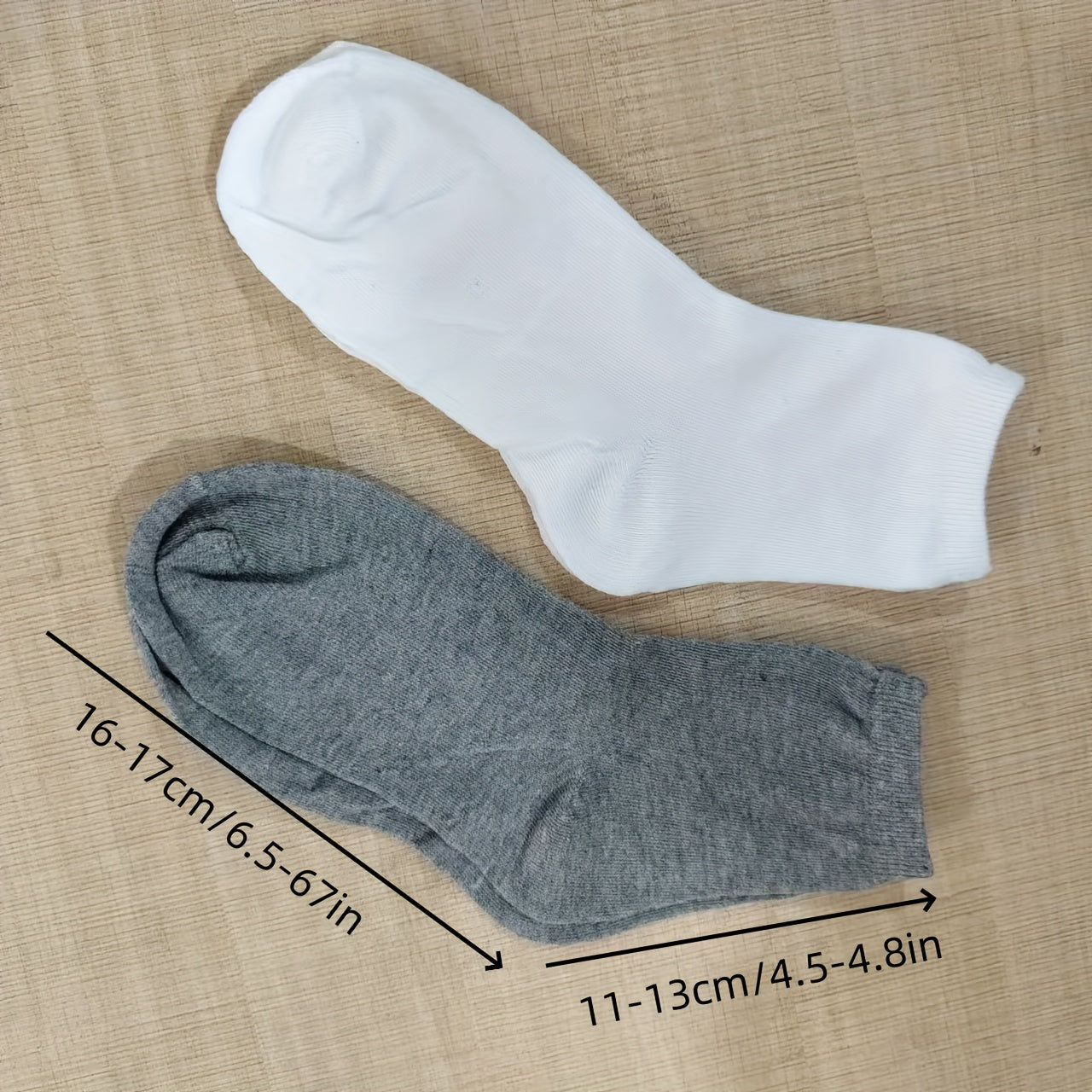 10 Pairs Unisex Diabetic Socks Breathable Polyester Comfortable Elastic Knitted