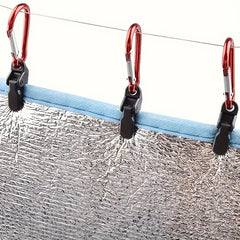20pcs Outdoor Tents Mini Crocodile Clip Windproof Rope Fixed Clip