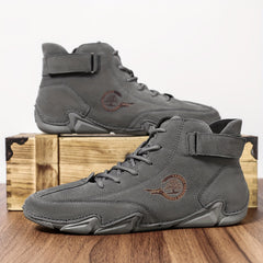 Men's Solid Ankle Boots Non Slip Casual Durable Shoes