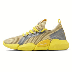 Men's Mesh Lace up Sneakers Athletic Shoes