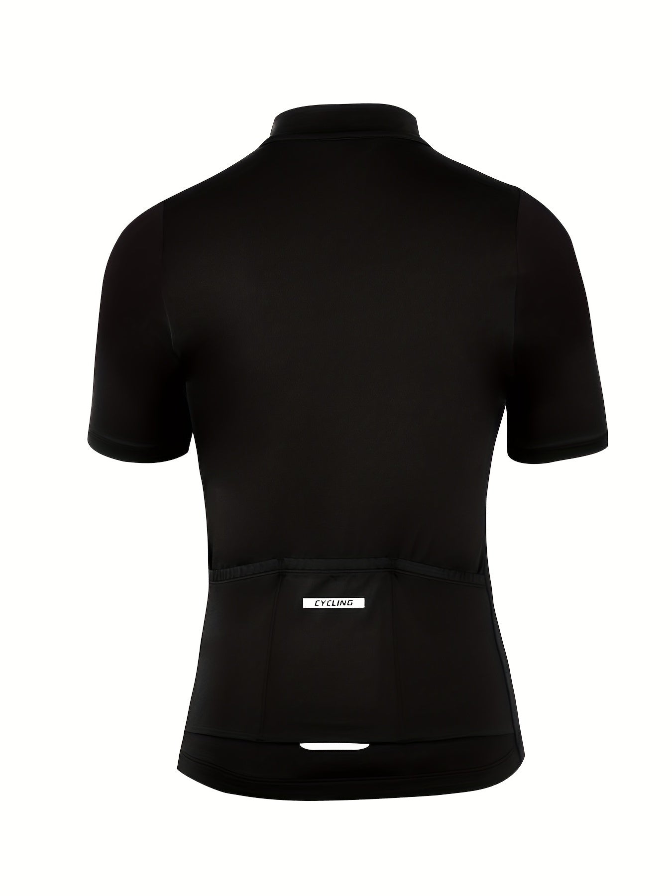 Letter Patched Cycling Jersey Moisture Wicking Skimming
