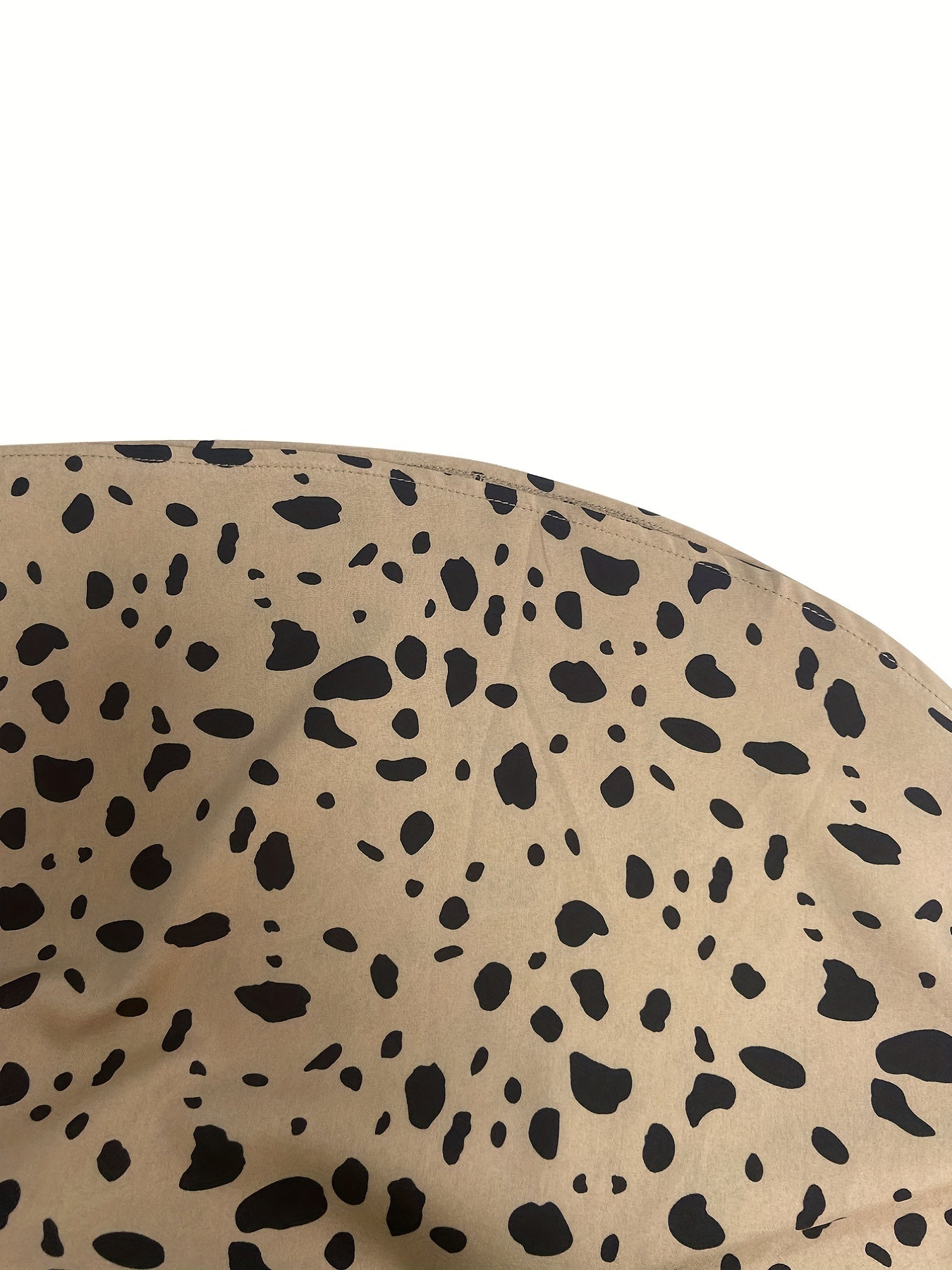 Leopard Print Paper Bag Waist Skirt Midi Skirt