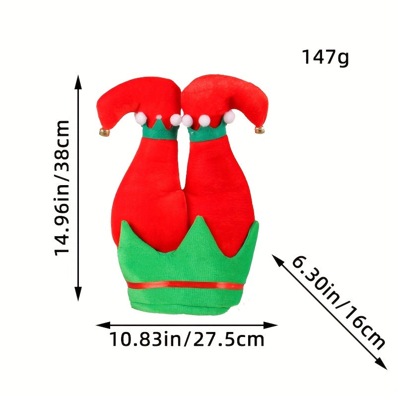 Creative Elf Pants Leg Hat Christmas Halloween Thanksgiving Gift