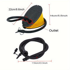 1pc Lightweight Inflatable Foot Pump For Outdoor Camping