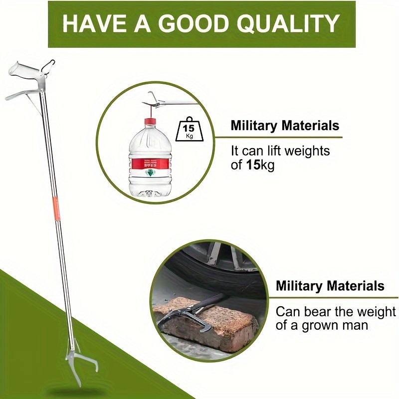 Stainless Steel Snake Catching Clip Eel Clip Folding Lobster Claw Clamp