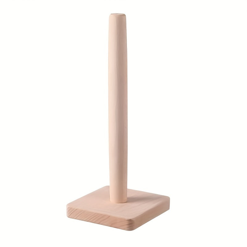 Wooden Kitchen Paper Towel Holder Lazy Rag Stand