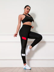 High Waist Tummy Control Fitness Pants With Pocket