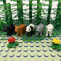 Animal Panda Toy Building Blocks Forest Adventure Set