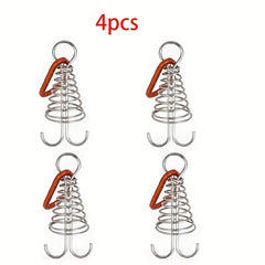 Adjustable Octopus Deck Pegs Windproof Deck Nail With Carabiner