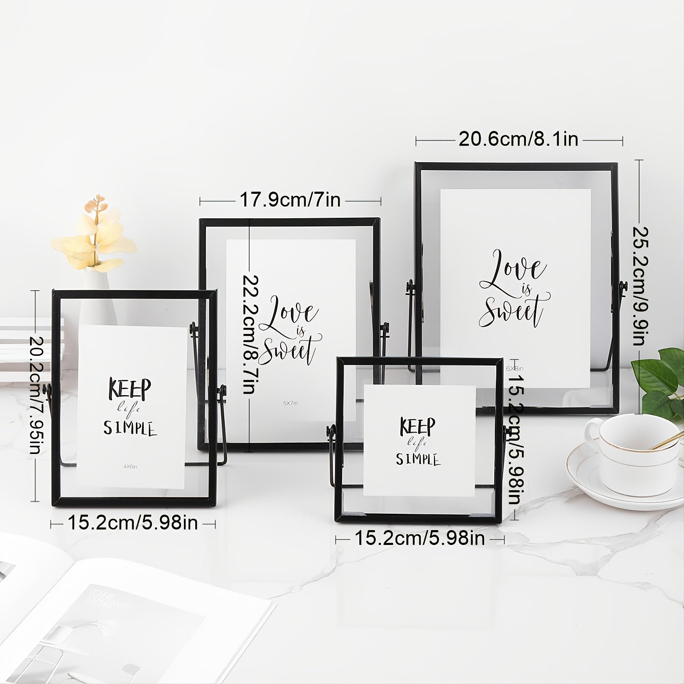 Metal & Glass Photo Frames for Adults & Kids