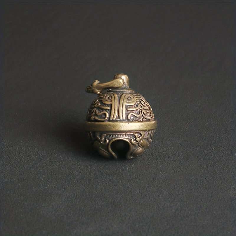 Brass Gluttonous Bell Car Keychain Pendant Bell Accessories