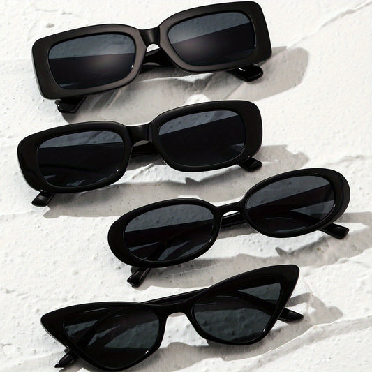 4 Pairs Sunglasses UV400 Sun Shades for Women Men