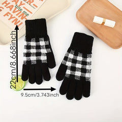 Winter Warm Knit Gloves Touch Screen Coldproof Gloves