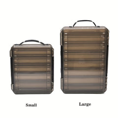 Plastic Double Sided Fishing Tackle Box Storage Case