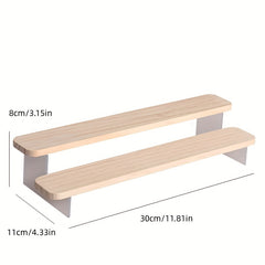 Solid Wood Ladder Display Stand Hand Model Display Rack Home