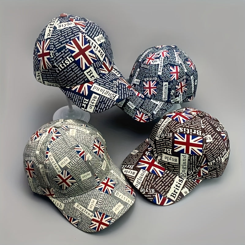 USA Flag Graffiti Baseball Cap Cotton Duck Tongue Sun Hat