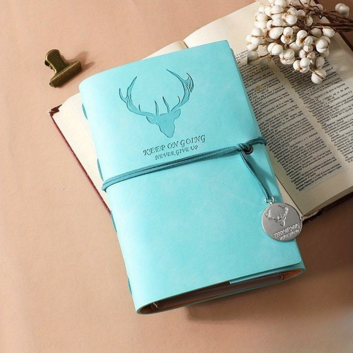 A6 Loose Leaf Journal Book 80 Sheets Removable Notebook