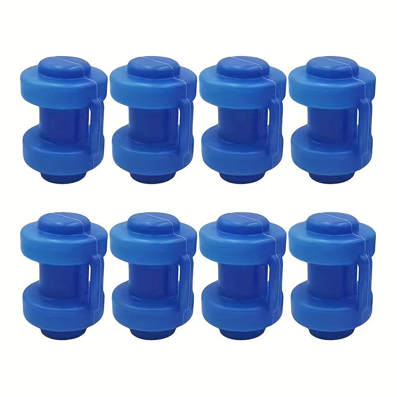 8pcs Trampoline End Cap Waterproof Enclosure Pole Cap For Net Poles