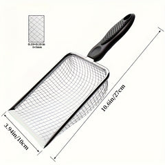 Metal Beach Net Scoop 5mm Mesh Handle Shell Collector Beach Exploration Aquarium