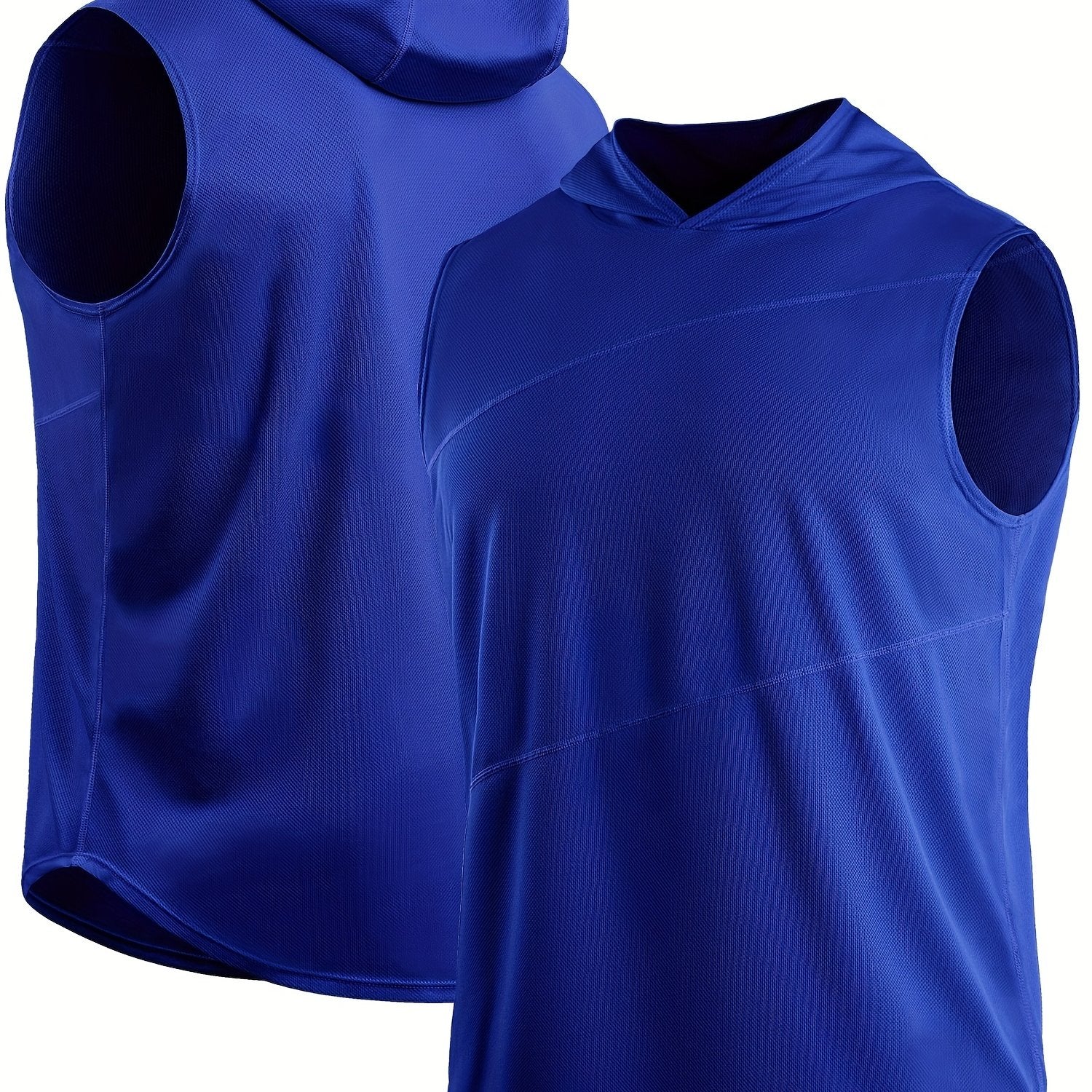 Men's Sleeveless Hooded Vest Quick Drying Sportswear