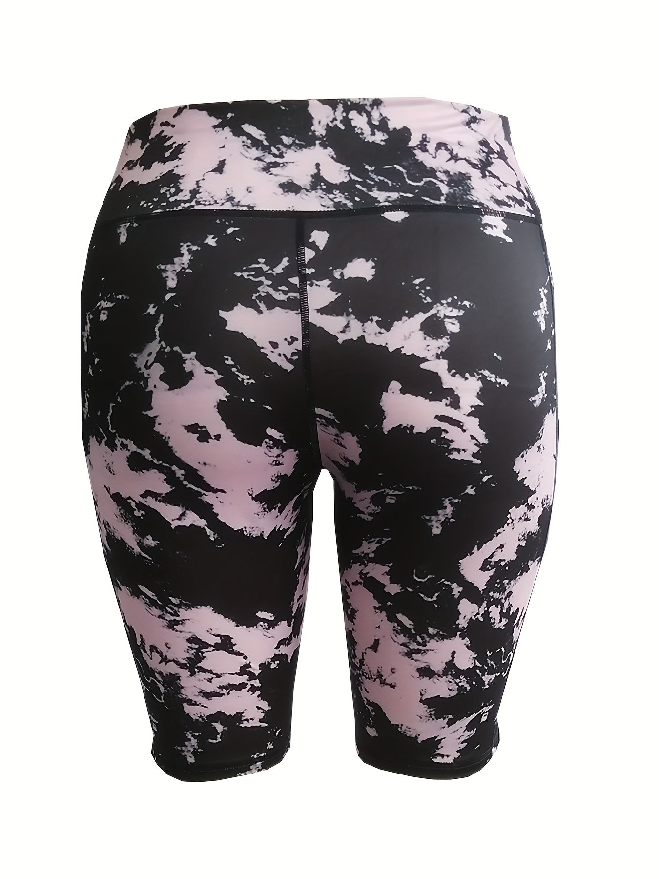 Tie Dye High Rise Waist Skinny Shorts