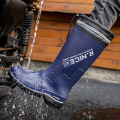 Men's Waterproof Rain Boots Lightweight Garden Shoes