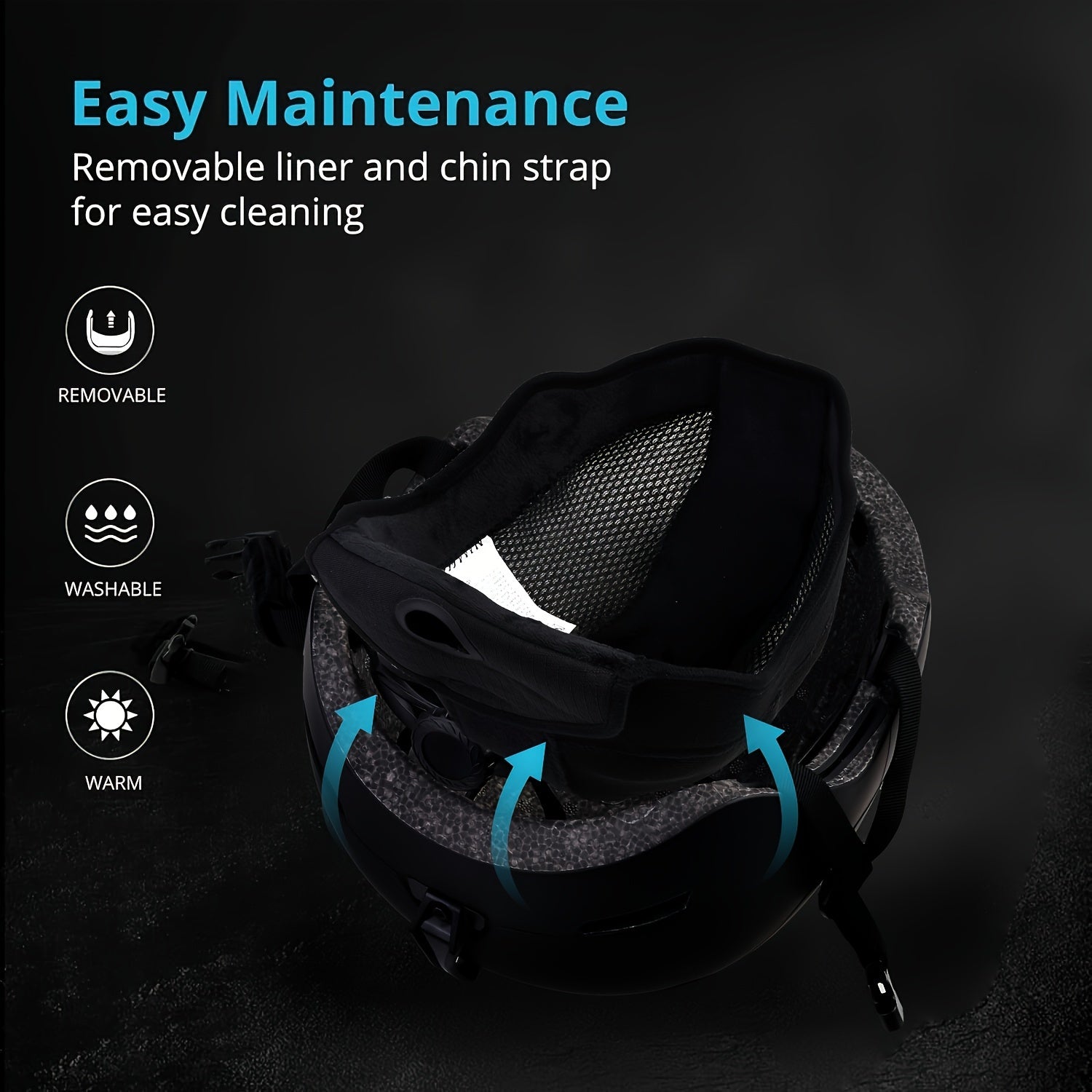 Adjustable Snowboarding Ski Helmet with Detachable Plush Cover