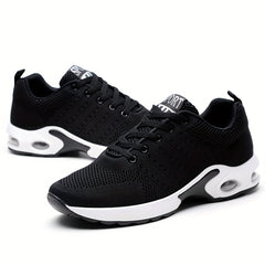 Men's Air Cushion Athletic Sneakers Lace-up Shoes