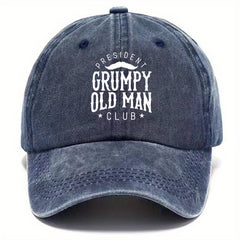 Vintage Distressed Letter Baseball Cap