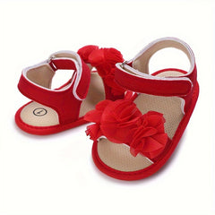 Baby Girls Open Toe Sandals Lightweight Breathable Anti Slip Sandals