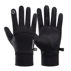 Waterproof Winter Cycling Gloves Touch Screen Warm Suitable Outdoor Sports
