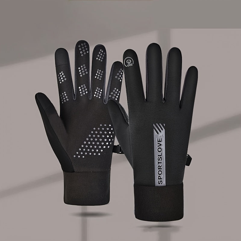Touch Screen Cycling Gloves Anti Slip Fitness Gloves Waterproof