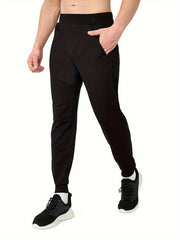 Men's Quick Dry Athletic Trousers, Lightweight Joggers for Gym Workout
