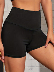 High Waist Skinny Leggings with Frill Detail