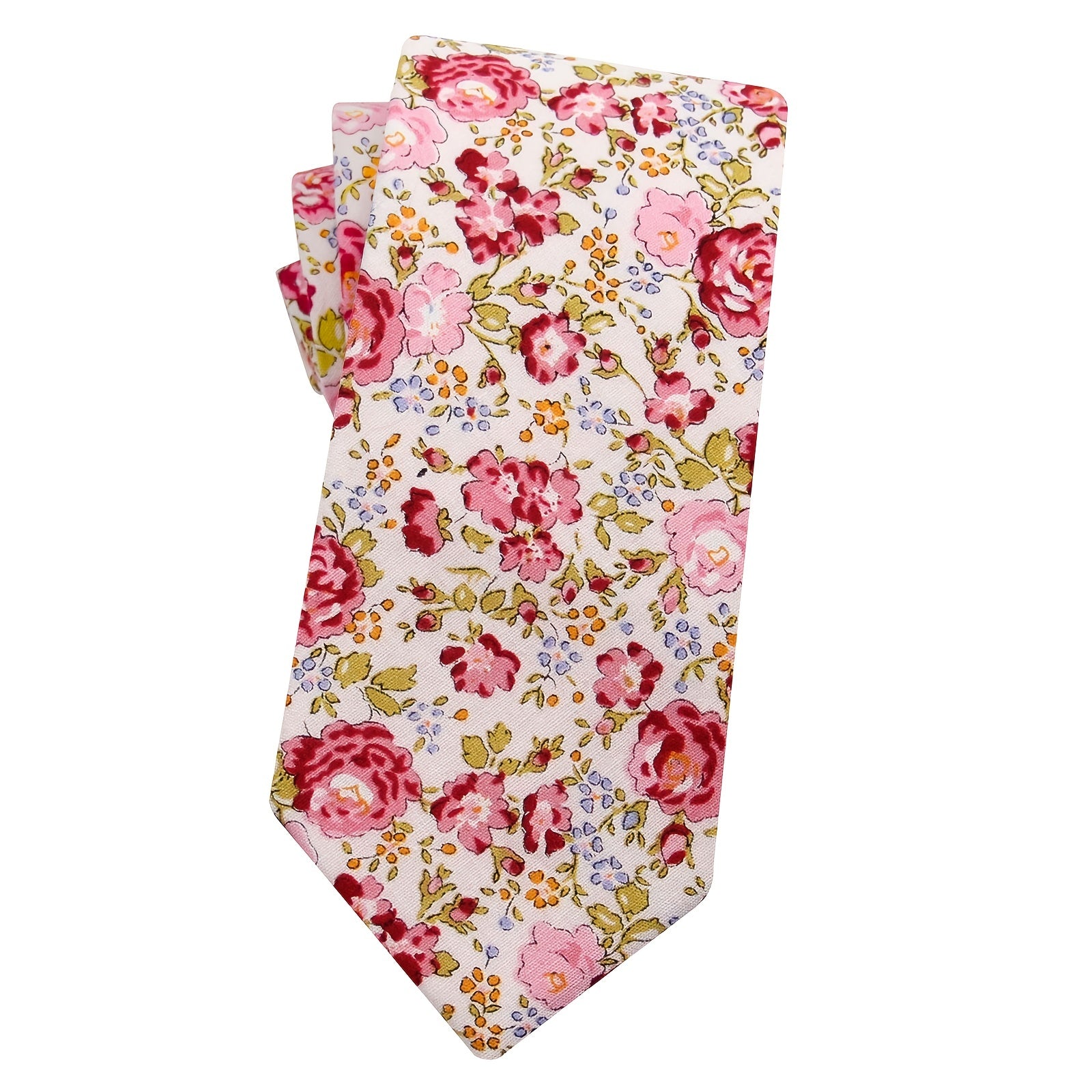 Women Floral Neck Tie 6 Printed Skinny Tie Floral Print Tie Great For Weddings