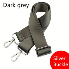 Dark Gray Bag Strap Adjustable Shoulder Travel Reusable