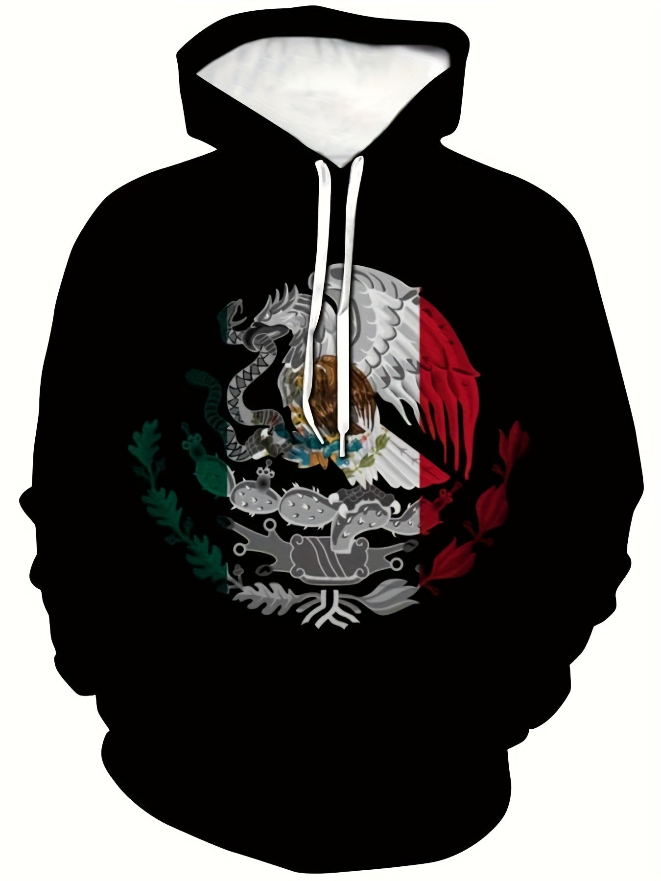 MEXICO Print Hoodies For Men Graphic Hoodie With Kangaroo Pocket