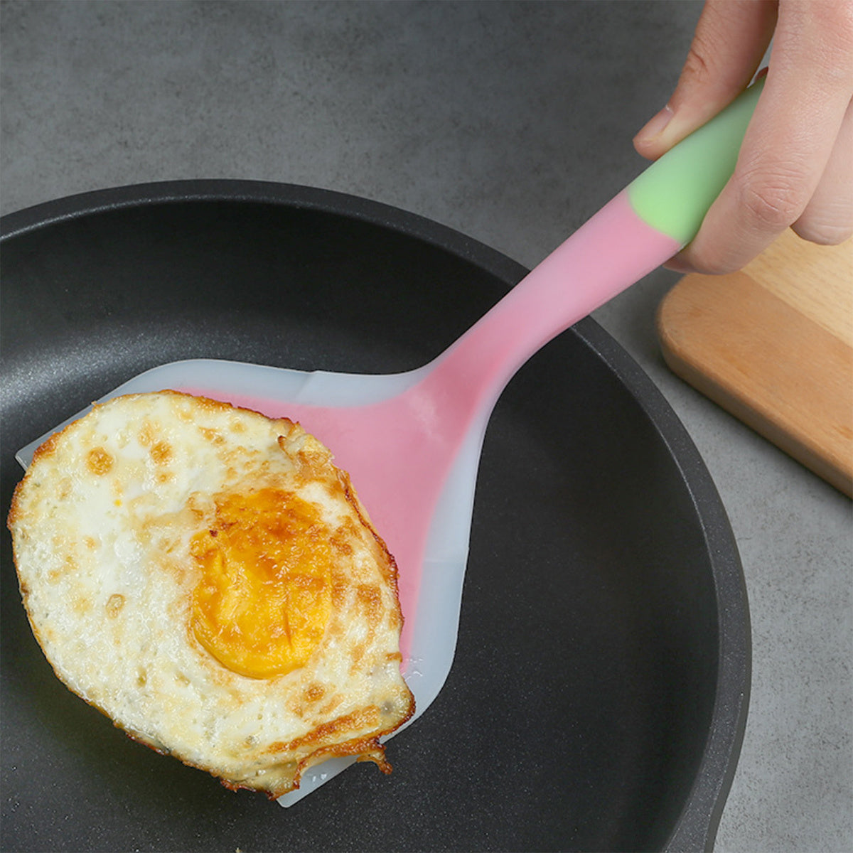 Heat Resistant Silicone Spatula Non Stick Fried Shovel