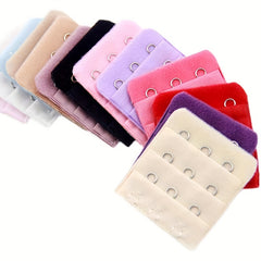 5pcs 3 Hooks Bra Strap Extenders Adjustable Band Buckle Women's Lingerie