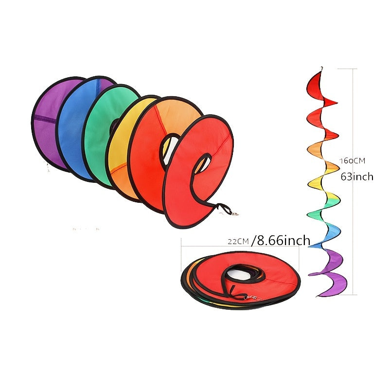 Rainbow Swirl Tent Hanging Decoration