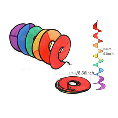 Rainbow Swirl Tent Hanging Decoration