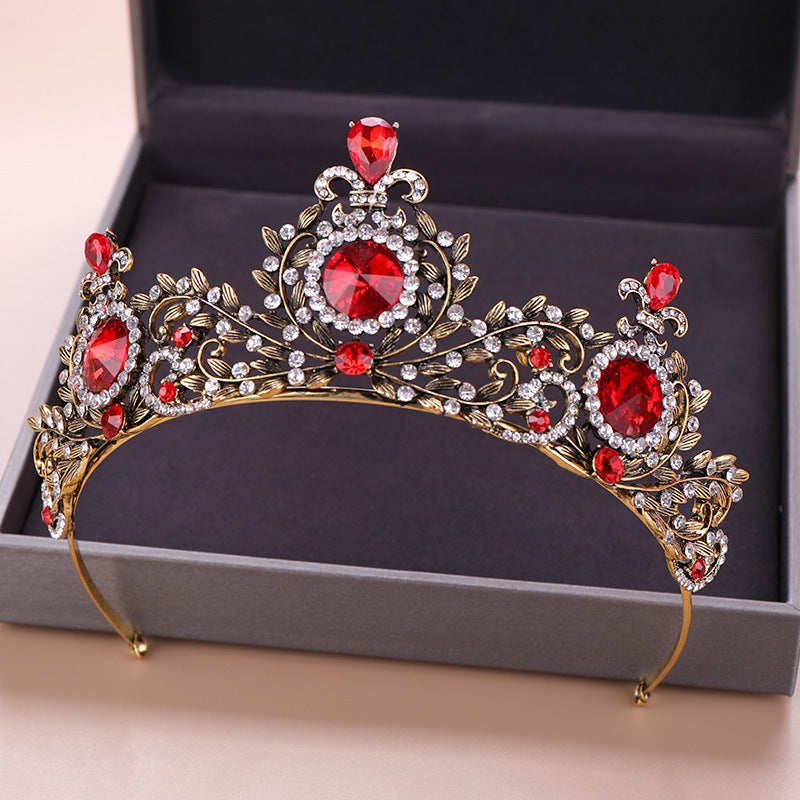 Baroque Rhinestone Bridal Tiara for Wedding Proms Pageants Parties
