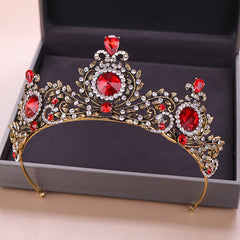 Baroque Rhinestone Bridal Tiara for Wedding Proms Pageants Parties