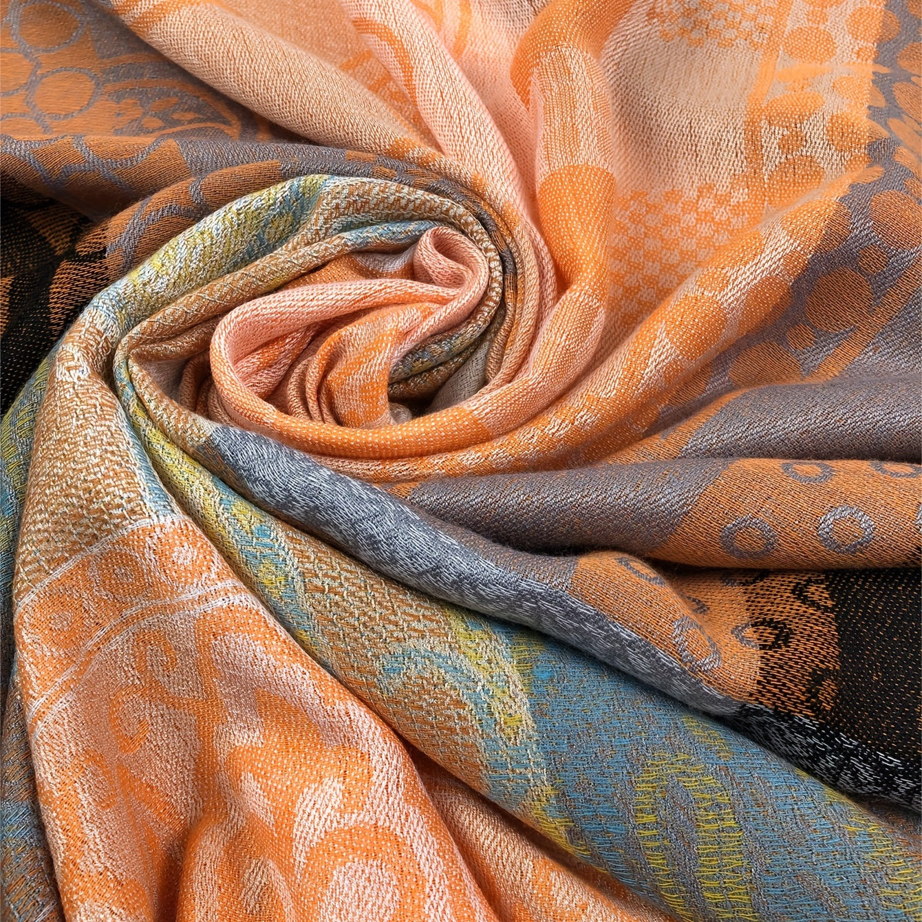 Colorful Plaid Pattern Scarf Viscose Scarves For Women & Girls